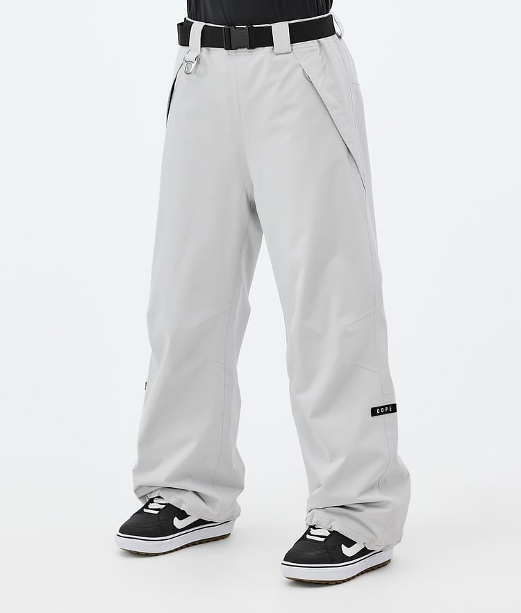 Dope Big W Snowboardbukse Dame Light Grey, Bilde 1 av 5