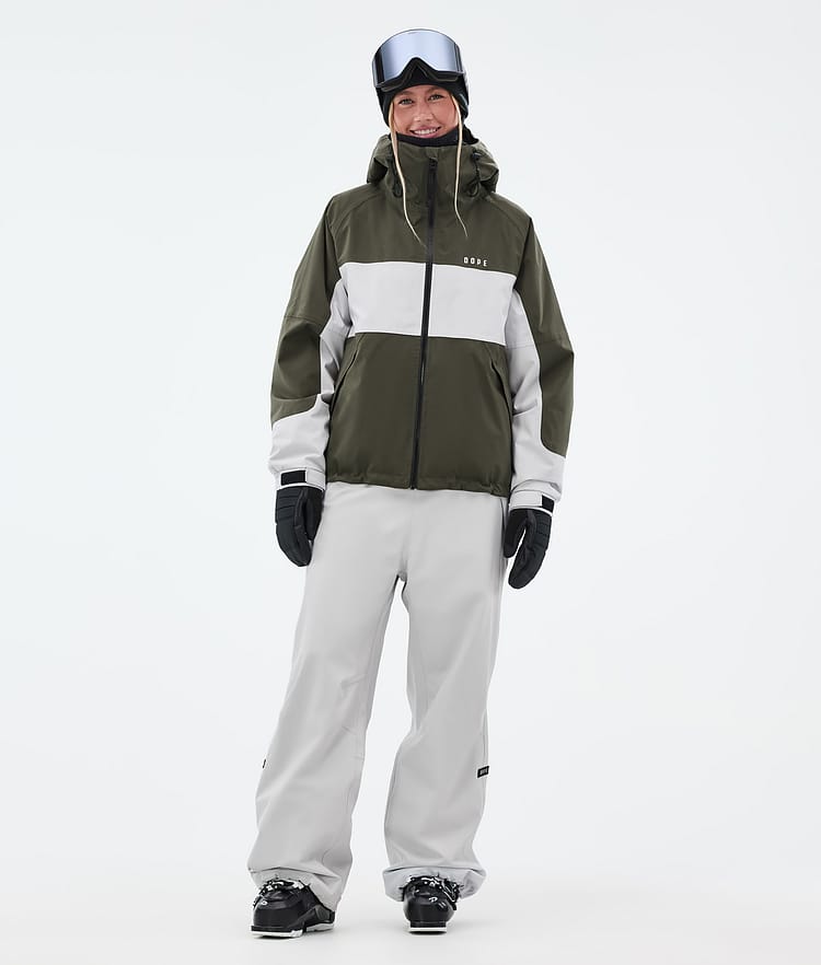 Dope Big W Skibukse Dame Light Grey, Bilde 2 av 5