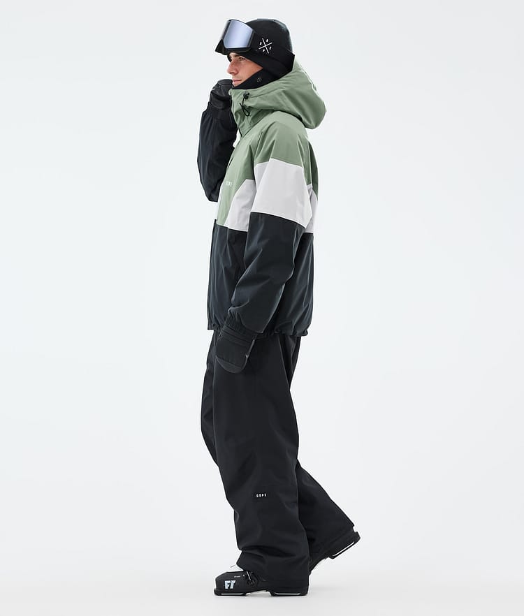Dope Spartan Skijakke Herre Sport Moss Green/Light Grey/Black, Bilde 3 av 8