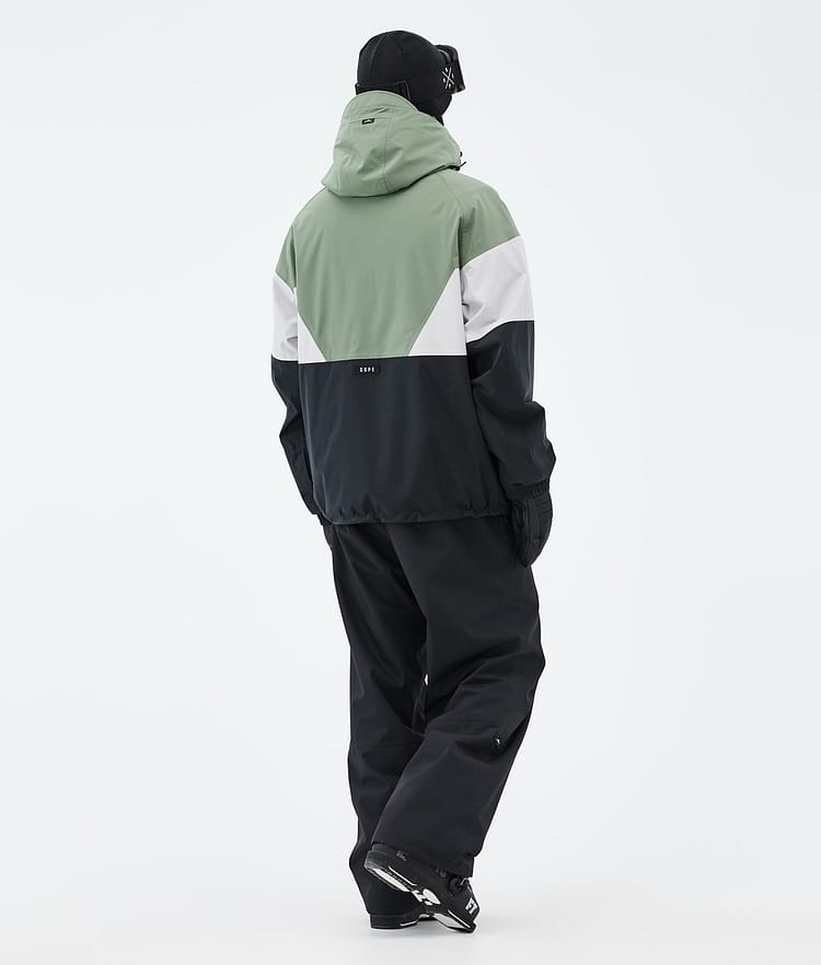 Dope Spartan Skijakke Herre Sport Moss Green/Light Grey/Black, Bilde 4 av 8