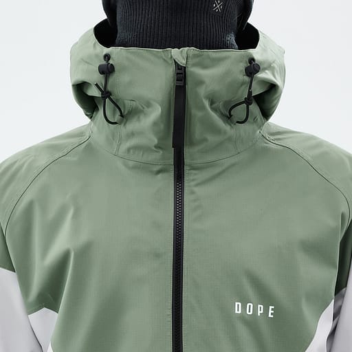 Frontglidelås med indre klaffer Hovedproduktdetaljbilde,