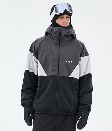 Dope Spartan Snowboardjakke Sport Phantom/Light Grey/Black