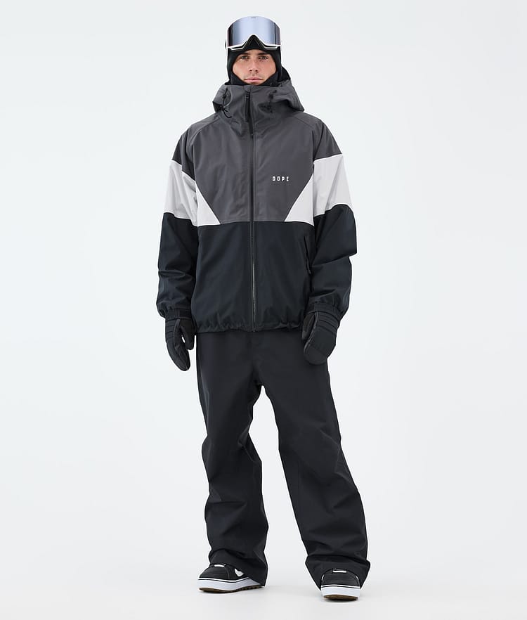 Dope Spartan Snowboardjakke Herre Sport Phantom/Light Grey/Black, Bilde 2 av 8