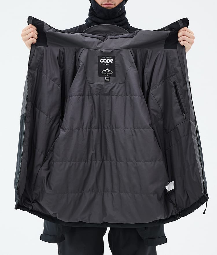 Dope Spartan Snowboardjakke Herre Sport Phantom/Light Grey/Black, Bilde 8 av 8
