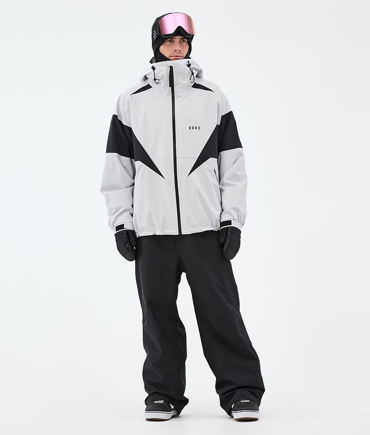 Dope Spartan Snowboardjakke Herre Spike Light Grey/Black, Bilde 2 av 8