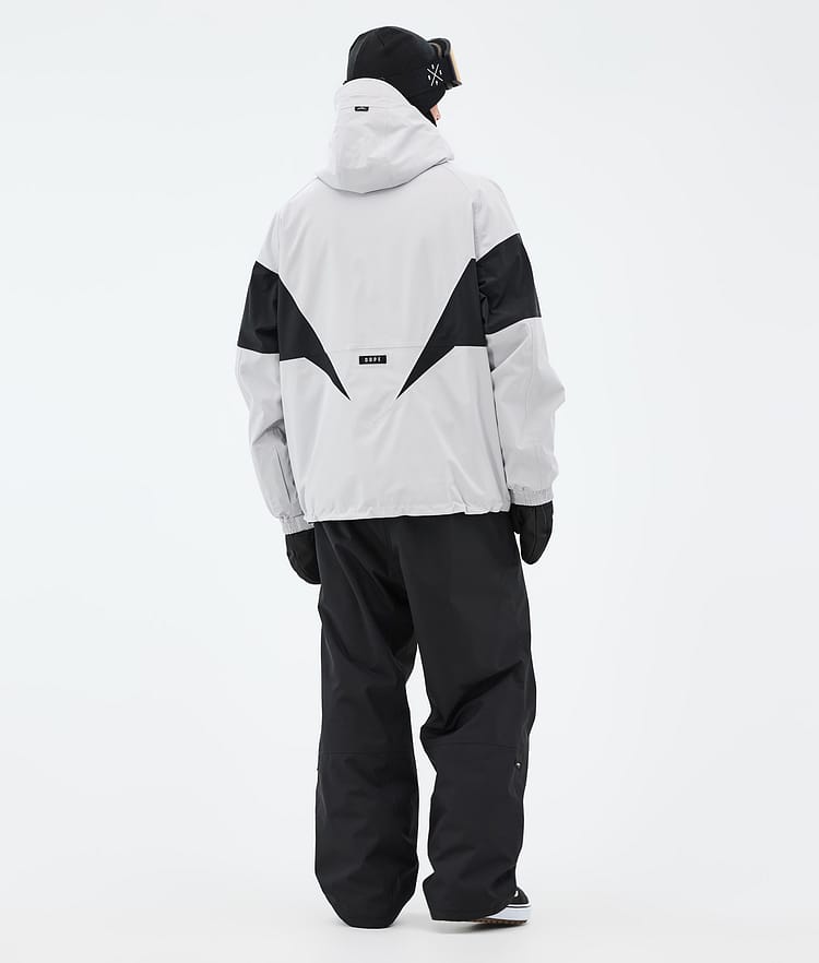 Dope Spartan Snowboardjakke Herre Spike Light Grey/Black, Bilde 4 av 8