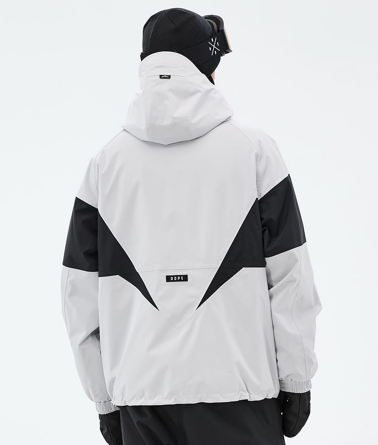 Dope Spartan Snowboardjakke Herre Spike Light Grey/Black, Bilde 6 av 8