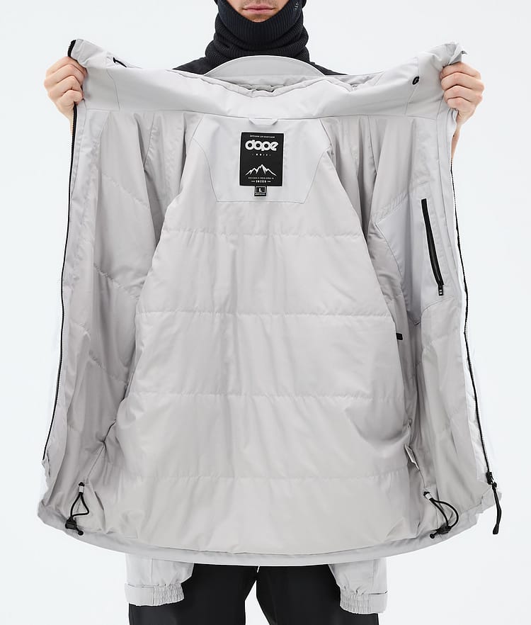 Dope Spartan Skijakke Herre Spike Light Grey/Black, Bilde 8 av 8