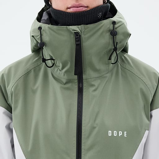 Frontglidelås med indre klaffer Hovedproduktdetaljbilde,