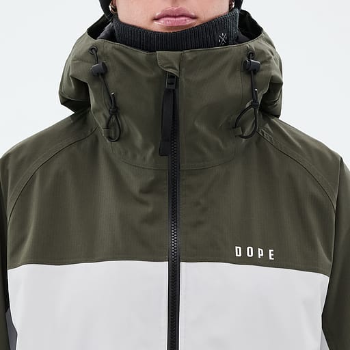 Frontglidelås med indre klaffer Hovedproduktdetaljbilde,