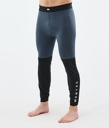 Montec Alpha Superundertøy bukse Herre Metal Blue/Black