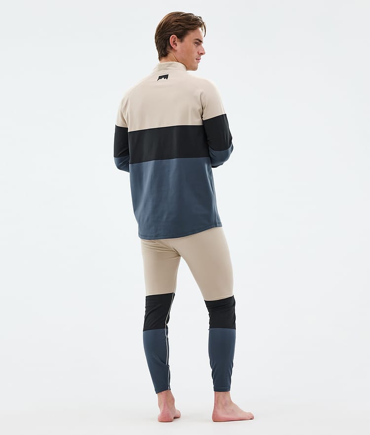 Montec Alpha Superundertøy bukse Herre Sand/Black/Metal Blue, Bilde 4 av 7