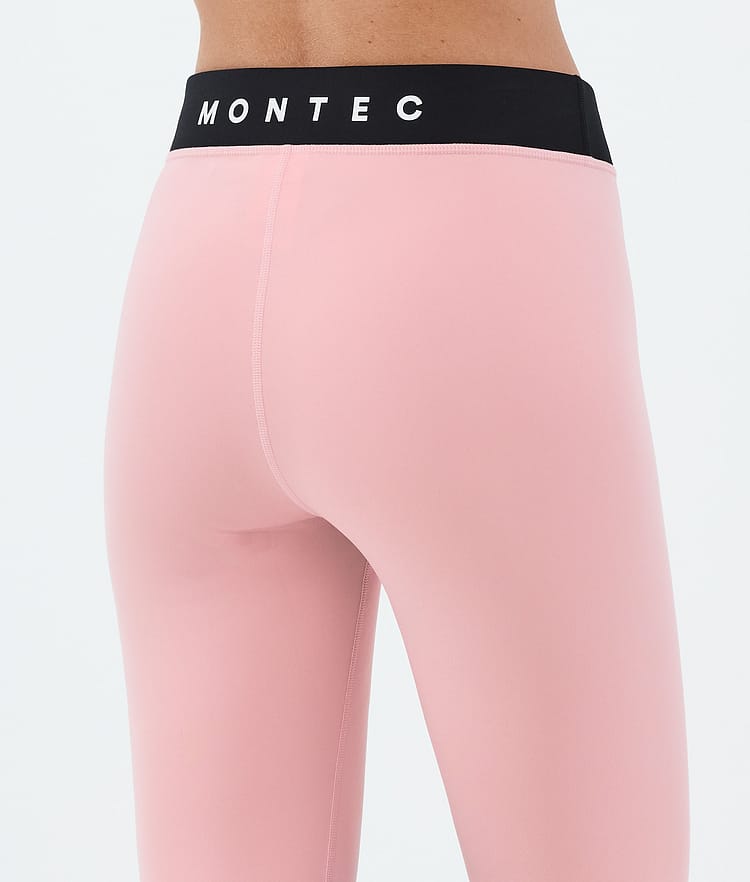 Montec Alpha W Superundertøy bukse Dame Soft Pink/Black/Metal Blue, Bilde 6 av 7
