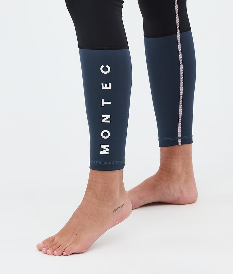 Montec Alpha W Superundertøy bukse Dame Soft Pink/Black/Metal Blue, Bilde 7 av 7