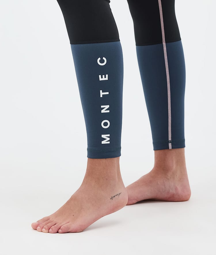 Montec Alpha W Superundertøy bukse Dame Soft Pink/Black/Metal Blue, Bilde 7 av 7