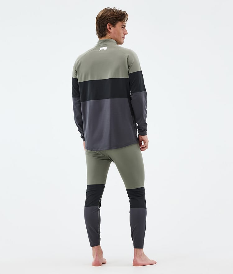 Montec Alpha Superundertøy overdel Herre Greenish/Black/Phantom, Bilde 4 av 5