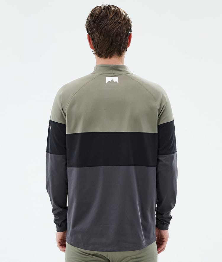 Montec Alpha Superundertøy overdel Herre Greenish/Black/Phantom, Bilde 5 av 5