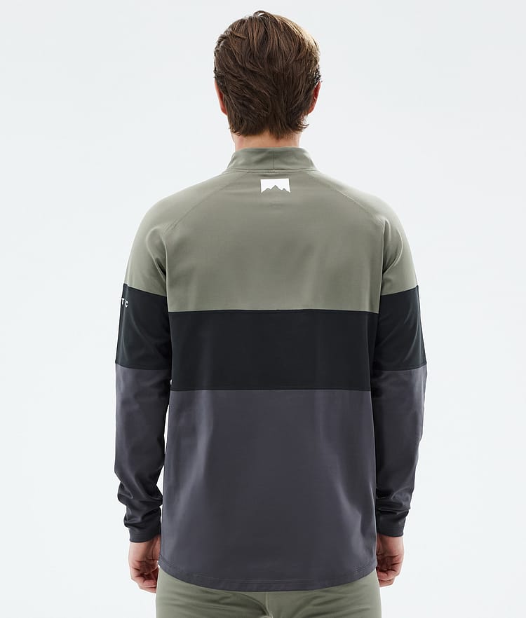 Montec Alpha Superundertøy overdel Herre Greenish/Black/Phantom, Bilde 5 av 5