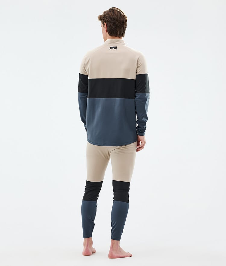 Montec Alpha Superundertøy overdel Herre Sand/Black/Metal Blue, Bilde 4 av 5