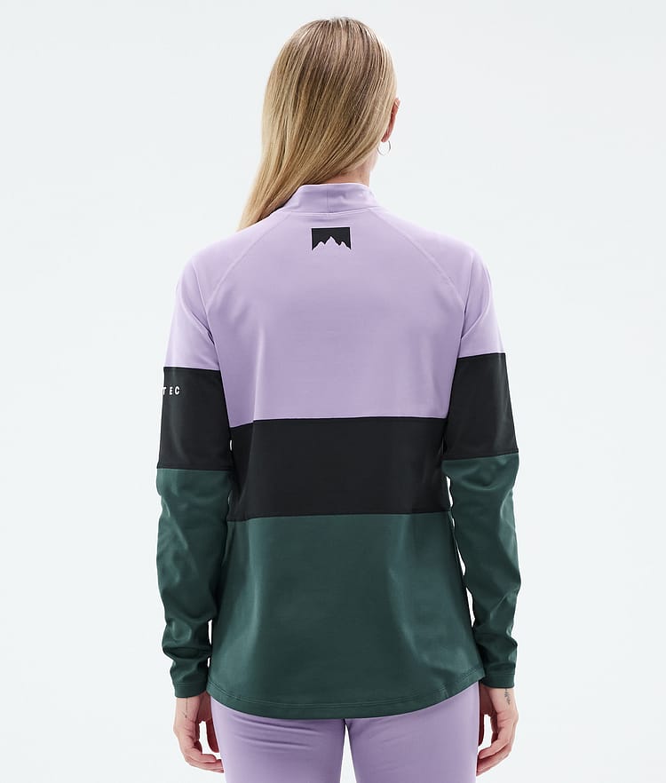 Montec Alpha W Superundertøy overdel Dame Faded Violet/Black/Dark Atlantic, Bilde 5 av 5