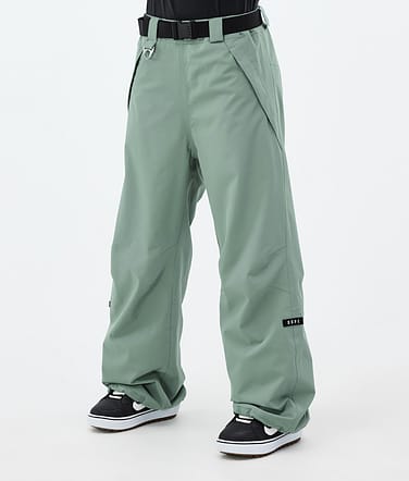 Dope Big W Snowboardbukse Dame Faded Green