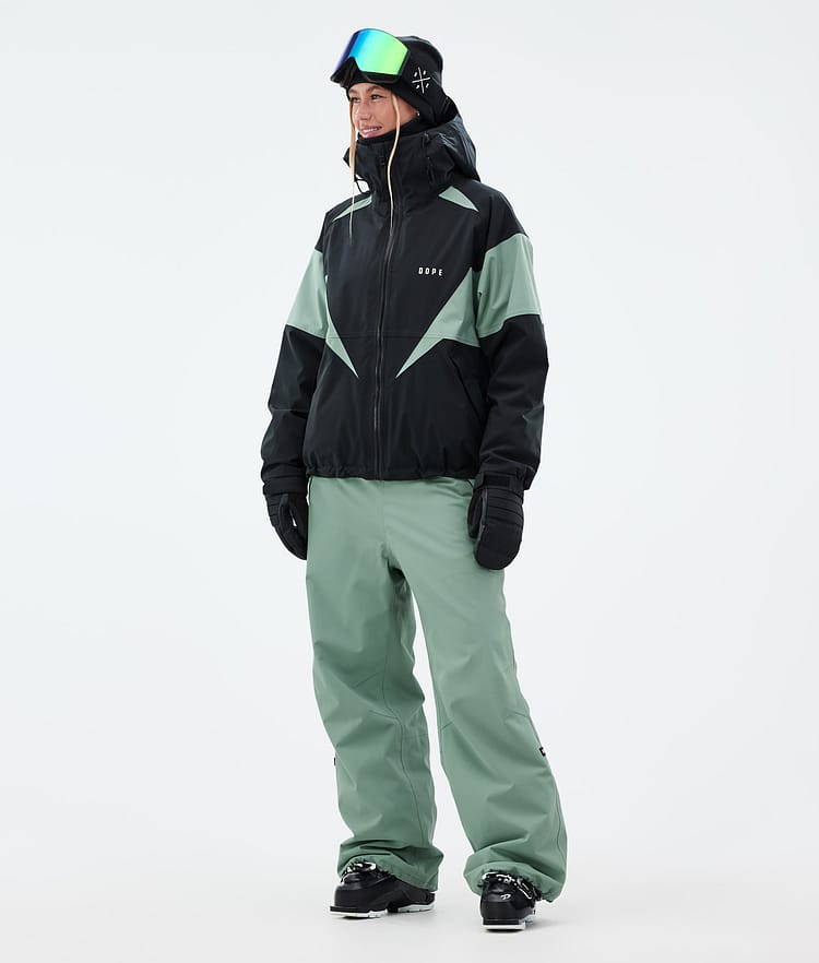Dope Big W Skibukse Dame Faded Green, Bilde 2 av 5