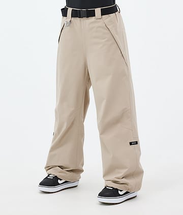 Dope Big W Snowboardbukse Dame Sand