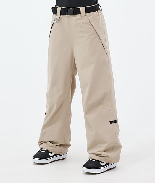 Dope Big W Snowboardbukse Dame Sand