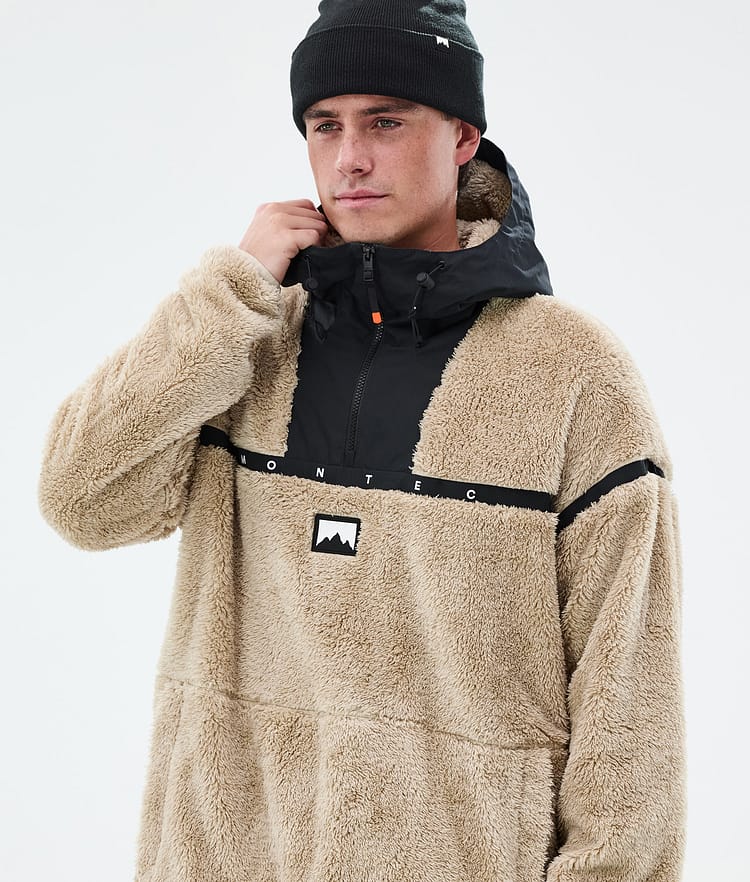 Montec Uniform Fleecegenser Herre Sand/Black, Bilde 2 av 6