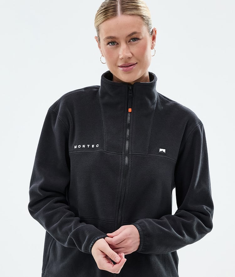 Montec Bravo W Fleecegenser Dame Black, Bilde 2 av 5