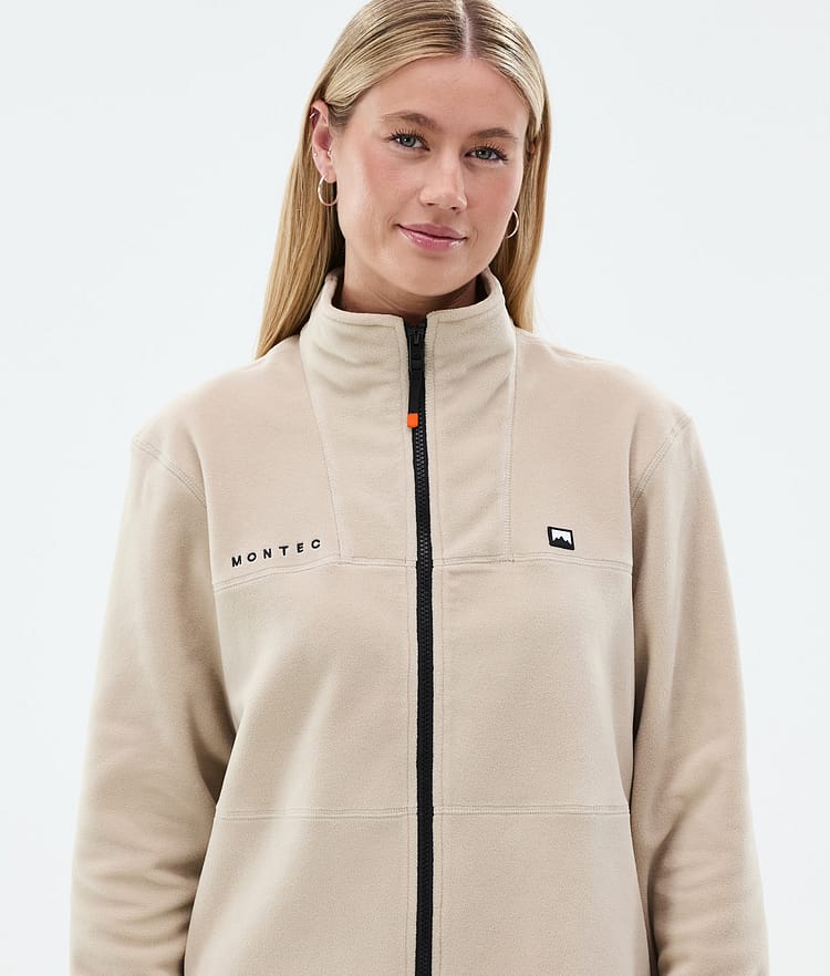Montec Bravo W Fleecegenser Dame Sand, Bilde 2 av 5