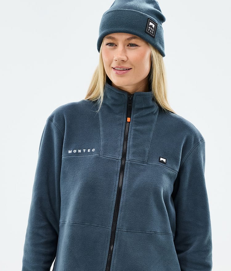 Montec Bravo W Fleecegenser Dame Metal Blue, Bilde 2 av 5