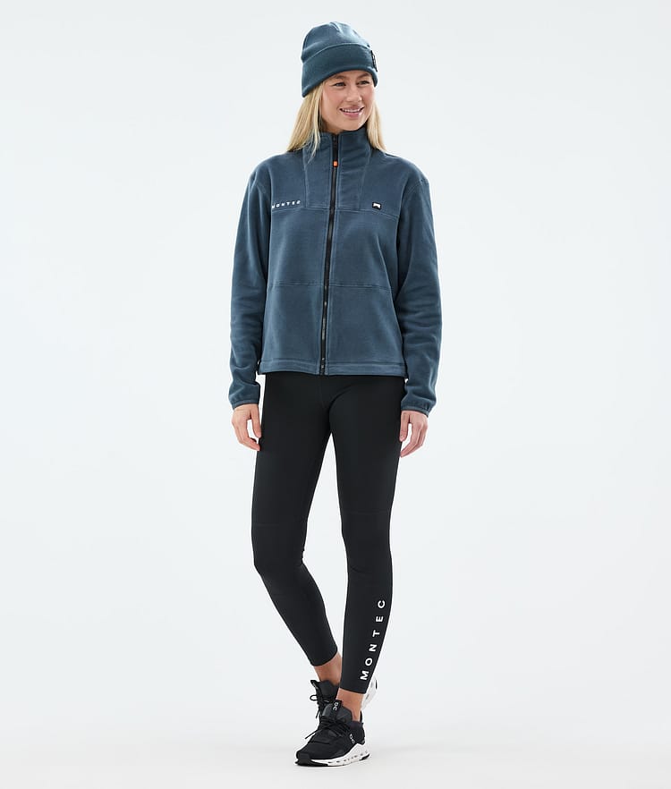Montec Bravo W Fleecegenser Dame Metal Blue, Bilde 3 av 5