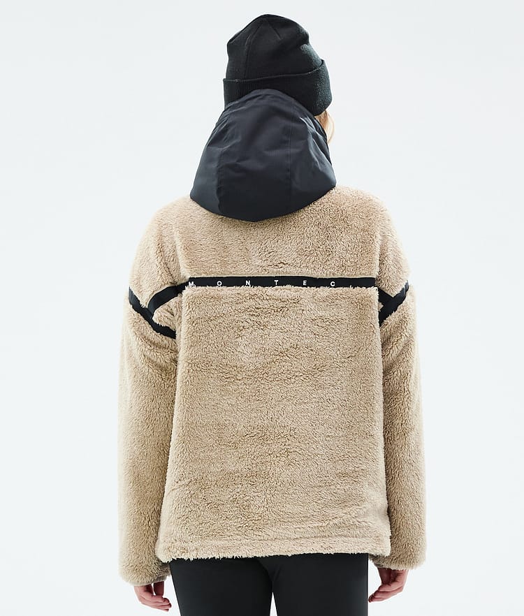 Montec Uniform W Fleecegenser Dame Sand/Black, Bilde 5 av 6