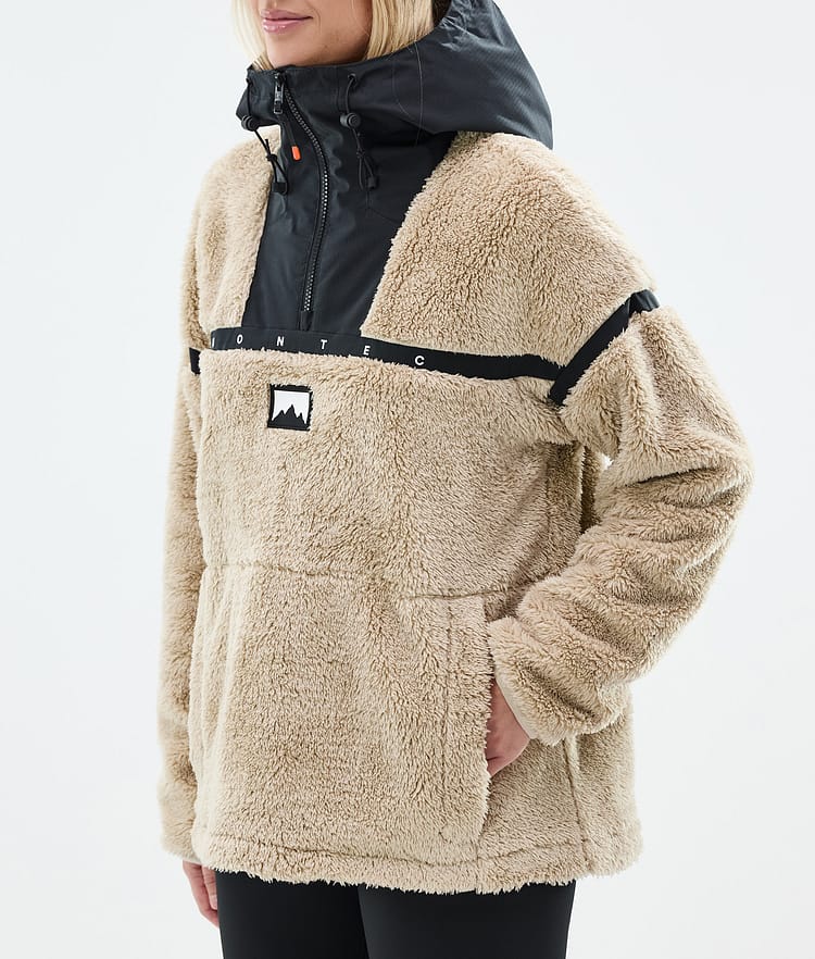 Montec Uniform W Fleecegenser Dame Sand/Black, Bilde 6 av 6