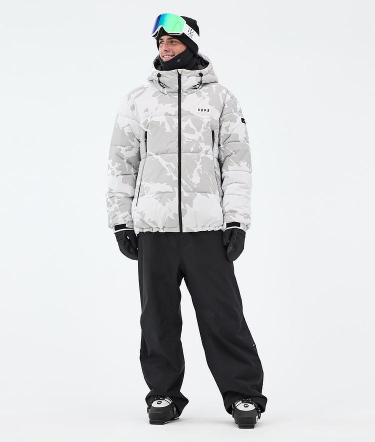 Dope Puffer Skijakke Herre Grey Camo, Bilde 3 av 9