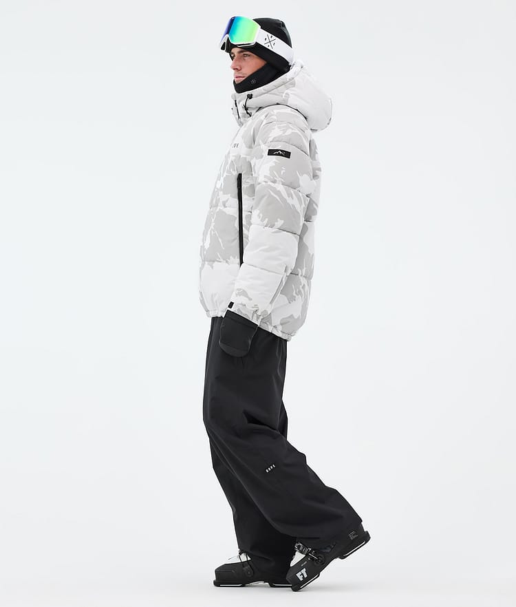 Dope Puffer Skijakke Herre Grey Camo, Bilde 4 av 9