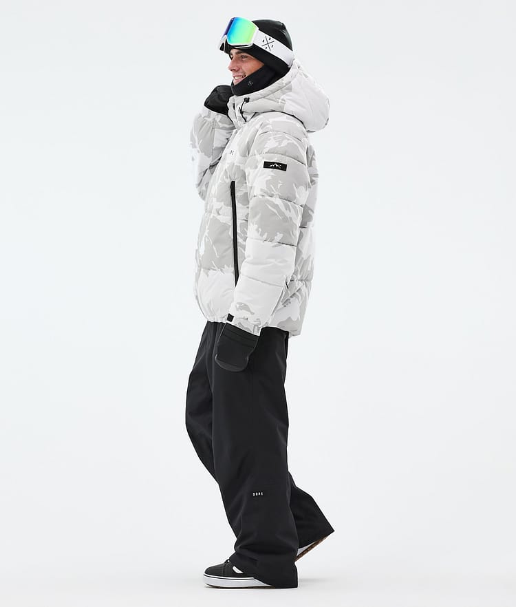 Dope Puffer Snowboardjakke Herre Grey Camo, Bilde 4 av 9