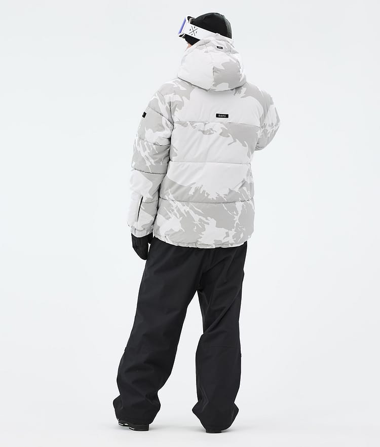Dope Puffer Skijakke Herre Grey Camo, Bilde 5 av 9