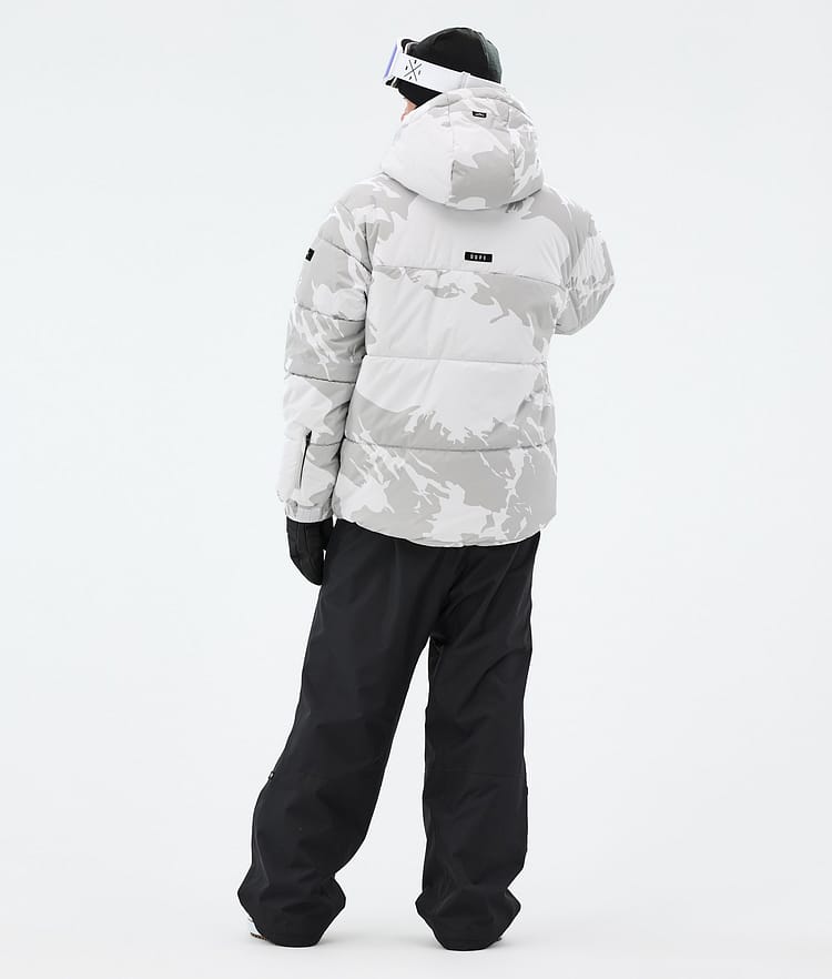 Dope Puffer Snowboardjakke Herre Grey Camo, Bilde 5 av 9