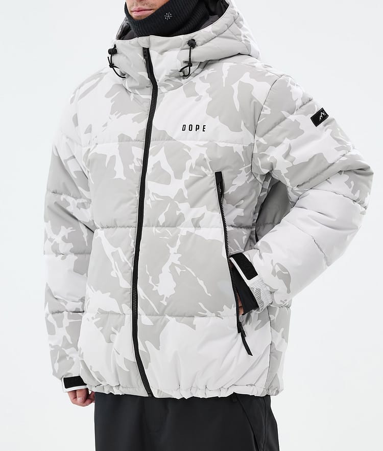 Dope Puffer Snowboardjakke Herre Grey Camo, Bilde 8 av 9