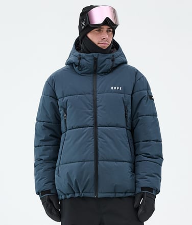 Dope Puffer Skijakke Herre Metal Blue