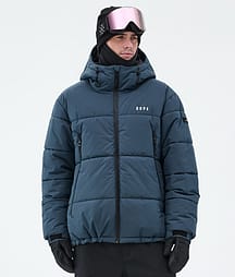 Dope Puffer Full Zip Skijakke Herre Metal Blue