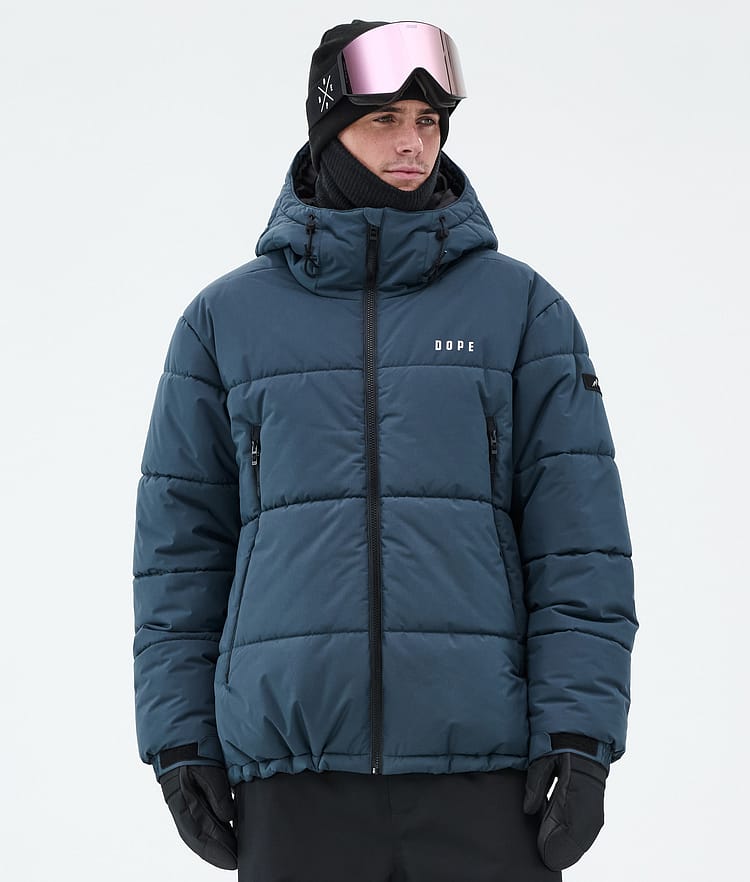 Dope Puffer Skijakke Herre Metal Blue, Bilde 1 av 9