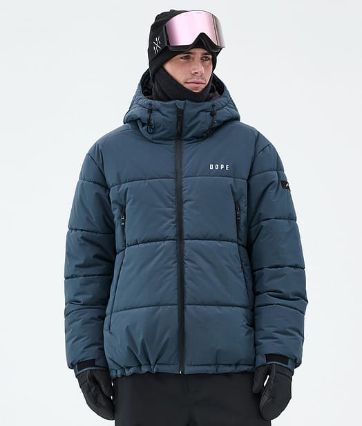 Dope Puffer Snowboardjakke Herre Metal Blue