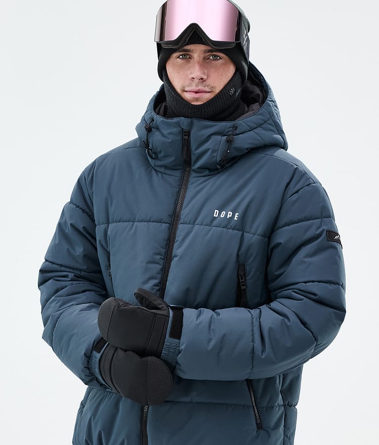 Dope Puffer Skijakke Herre Metal Blue, Bilde 2 av 9
