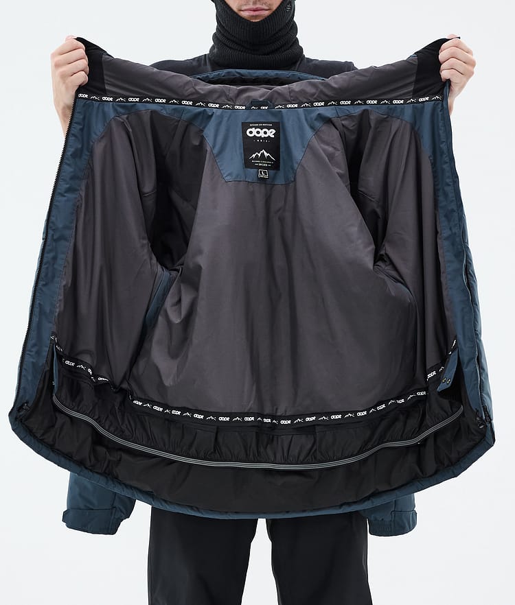 Dope Puffer Skijakke Herre Metal Blue, Bilde 9 av 9