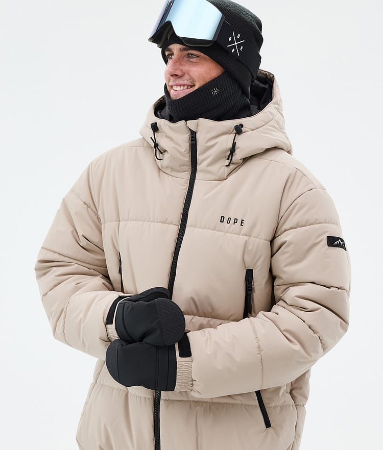 Dope Puffer Snowboardjakke Herre Sand, Bilde 2 av 9