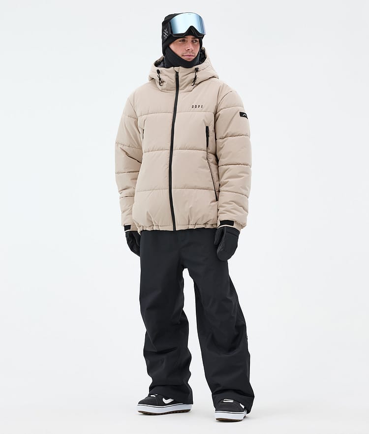 Dope Puffer Snowboardjakke Herre Sand, Bilde 3 av 9