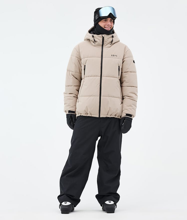 Dope Puffer Skijakke Herre Sand, Bilde 3 av 9